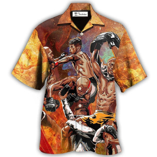 Hawaiian Shirt / Adults / S MMA Make Me Strong Sport Love - Hawaiian Shirt 