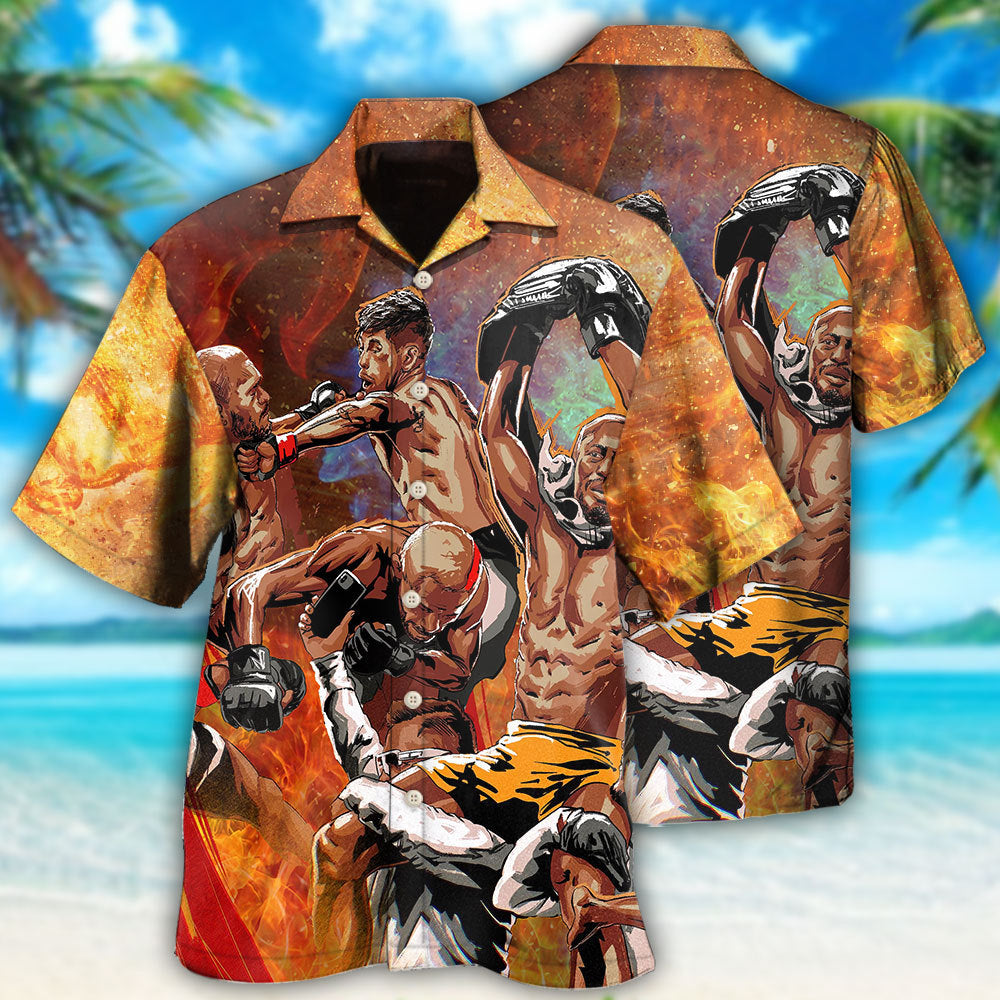 MMA Make Me Strong Sport Love - Hawaiian Shirt 