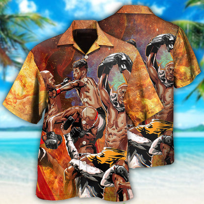 MMA Make Me Strong Sport Love - Hawaiian Shirt 