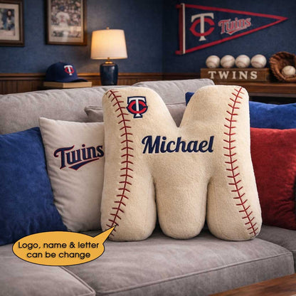 Baseball Pillow Custom Name and Logo All Teams  Irregular-Shaped Pillow Custom