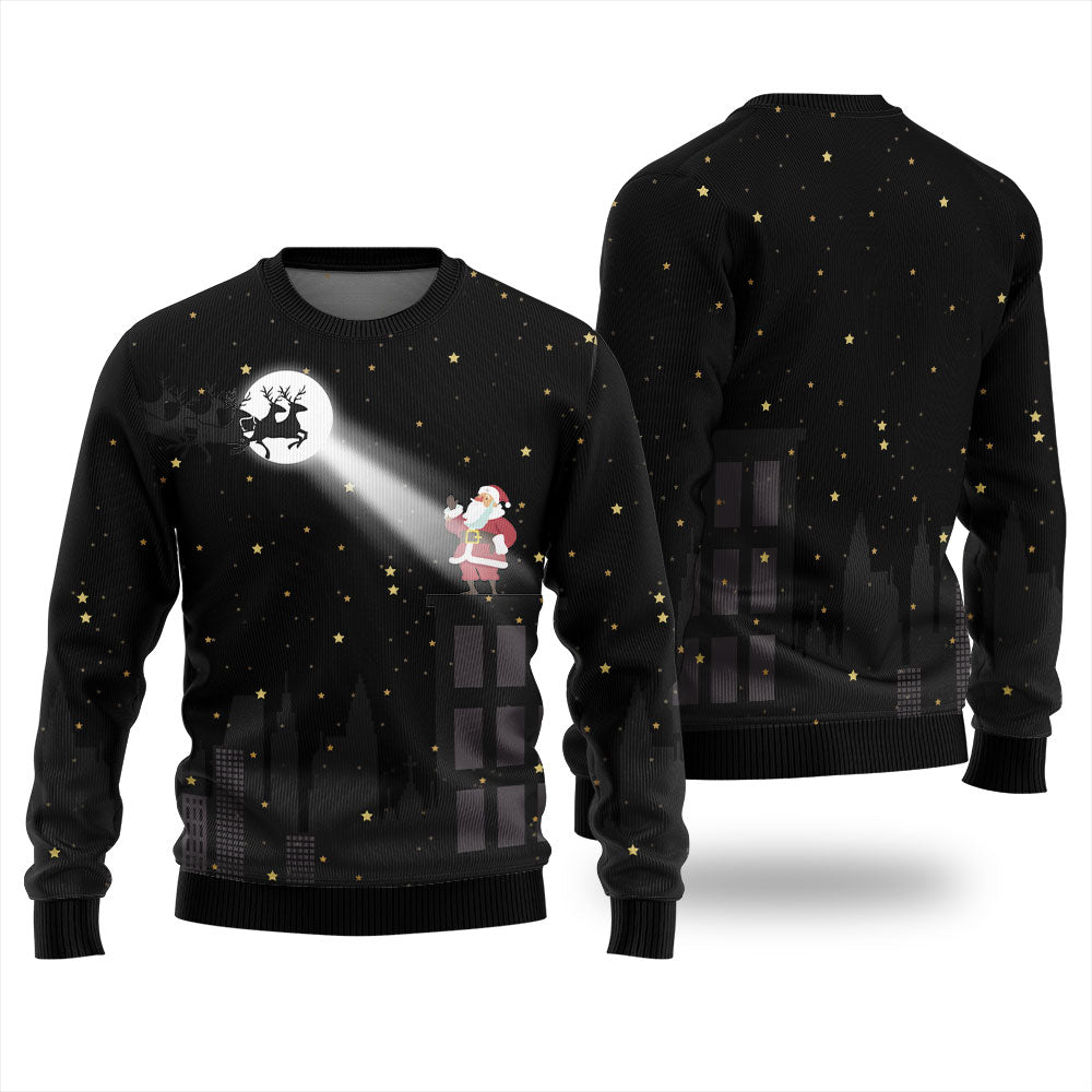 Magical Santa Ugly Christmas Sweater For Women