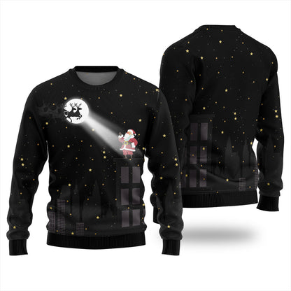 Magical Santa Ugly Christmas Sweater For Unisex