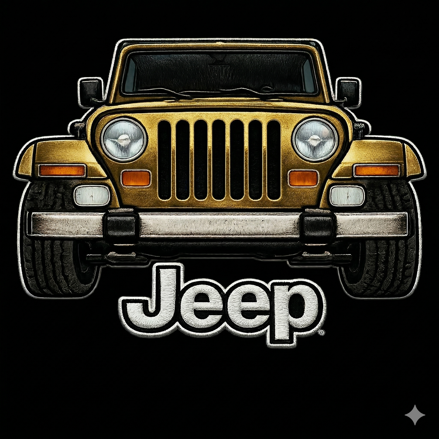 Sudadera prémium unisex Jeep bordada con cremallera de cuarto, suéter con cremallera de cuarto inspirado