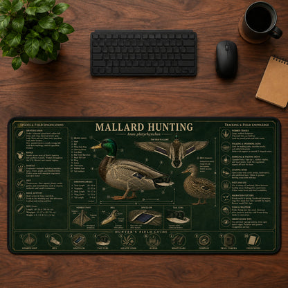 Mallard Hunting Desk Mat Mouse Pad | 5To9Vibe