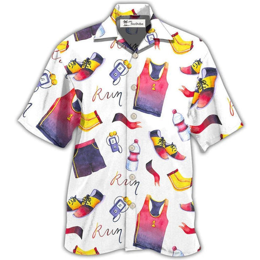 Hawaiian Shirt / Adults / S Marathon Run Amazing Clothing - Hawaiian Shirt 