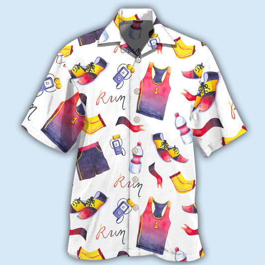 Marathon Run Amazing Clothing - Hawaiian Shirt 