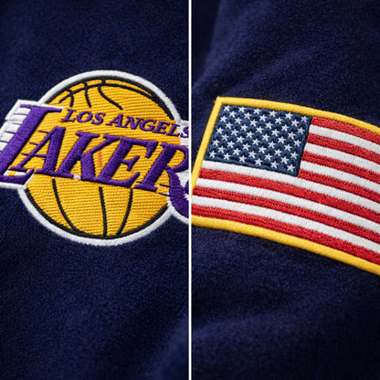Basketball Logo America 250 Anniversary Anniversary Embroidered Logo Premium Quarter Zip Sweatshirt, Unisex Football Sweatshirt-Sweatshirts-5TO9VIBE