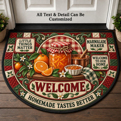 Marmalade Maker Personalized Half Round Mat | 5To9Vibe