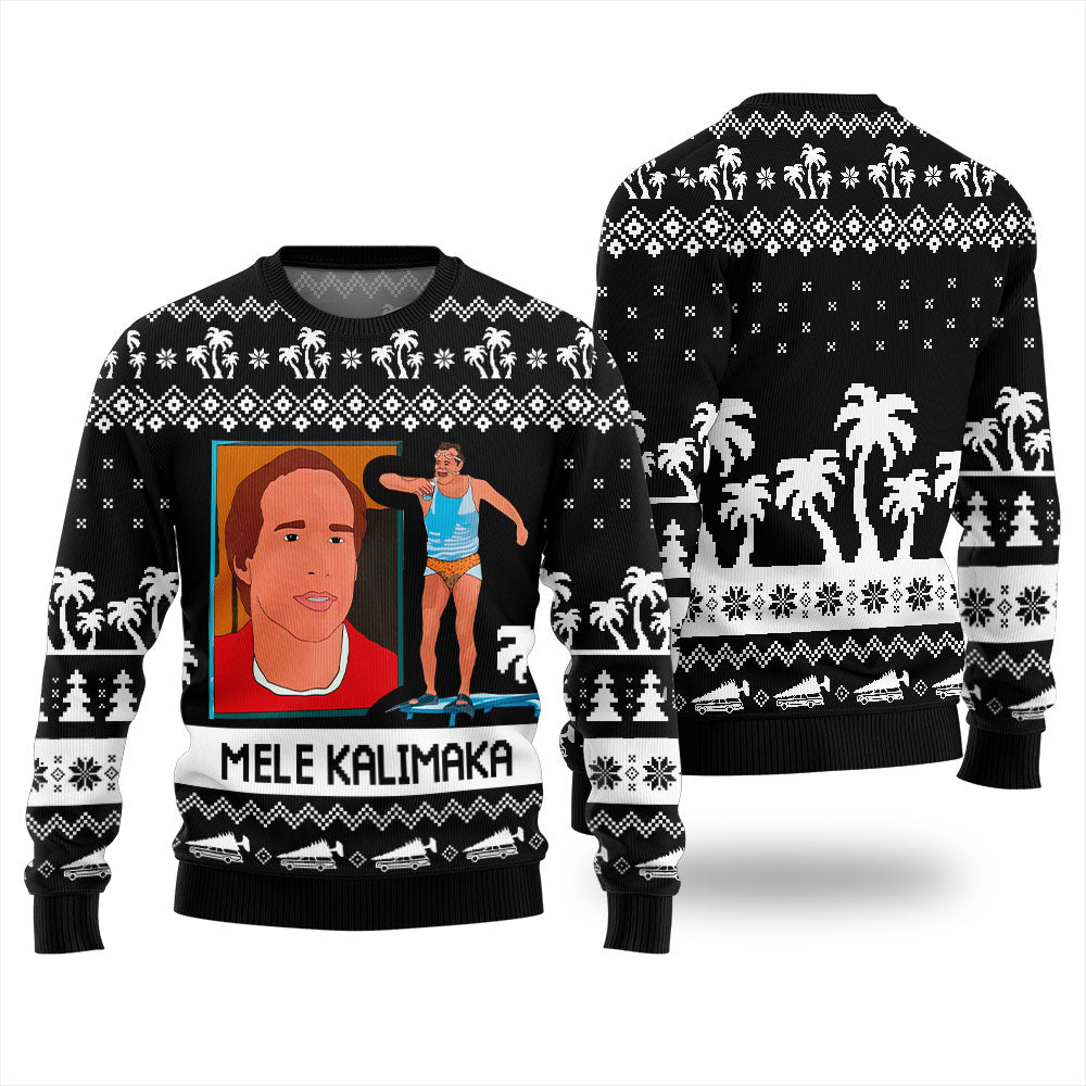 Mele Kalikimaka Funny Holiday Sweater