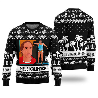 Mele Kalikimaka Funny Holiday Sweater