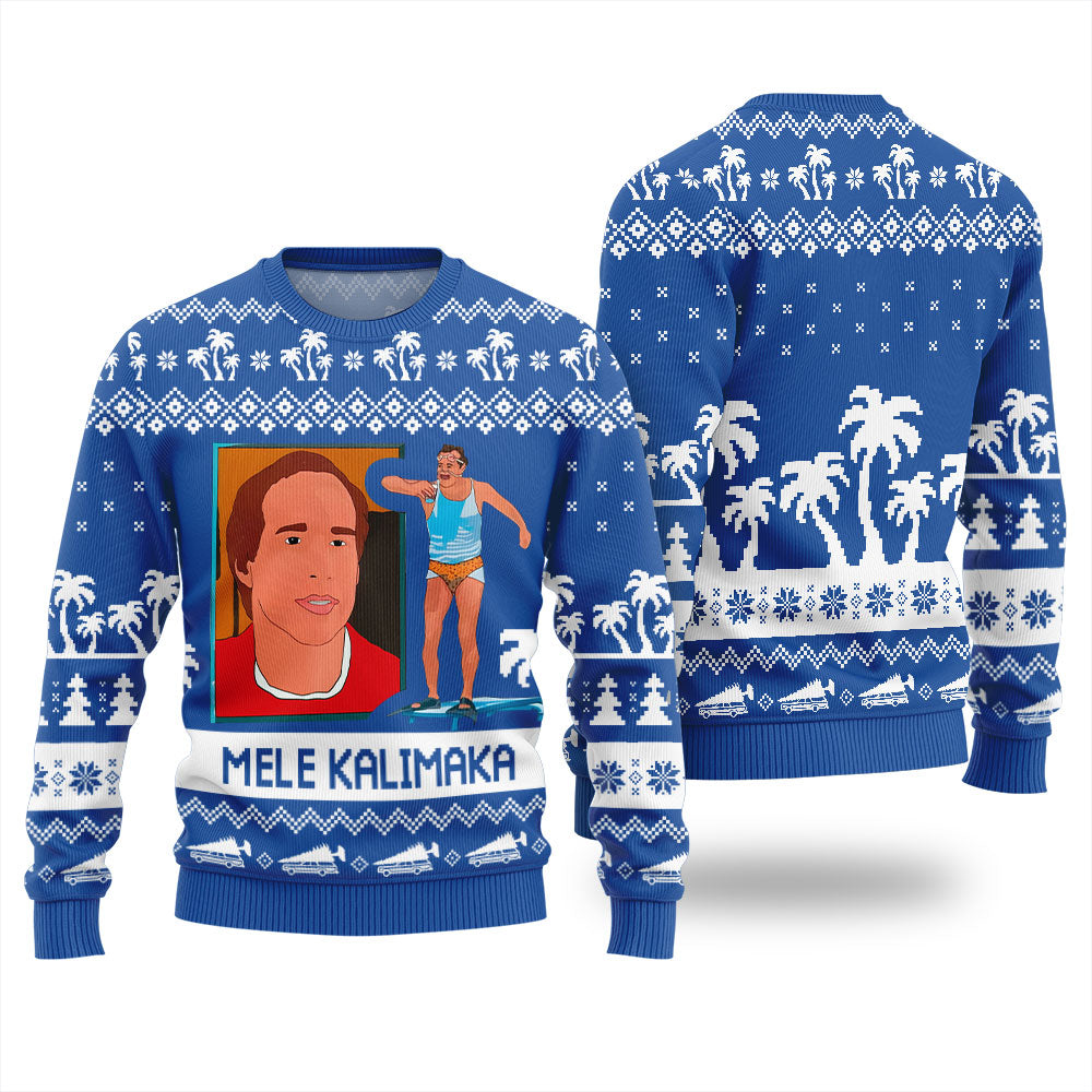 Mele Kalikimaka Funny Holiday Sweater