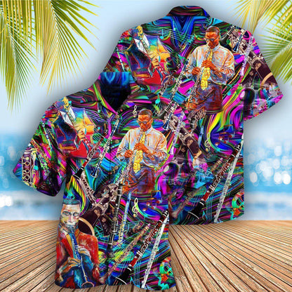 Flute Music Melodies In Your Breathe - Hawaiian Shirt 