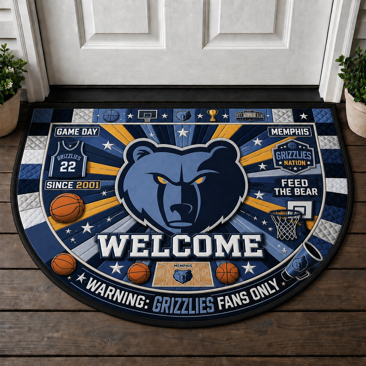 BB All Teams Custom Premium Welcome Mat – Personalized  Doormat