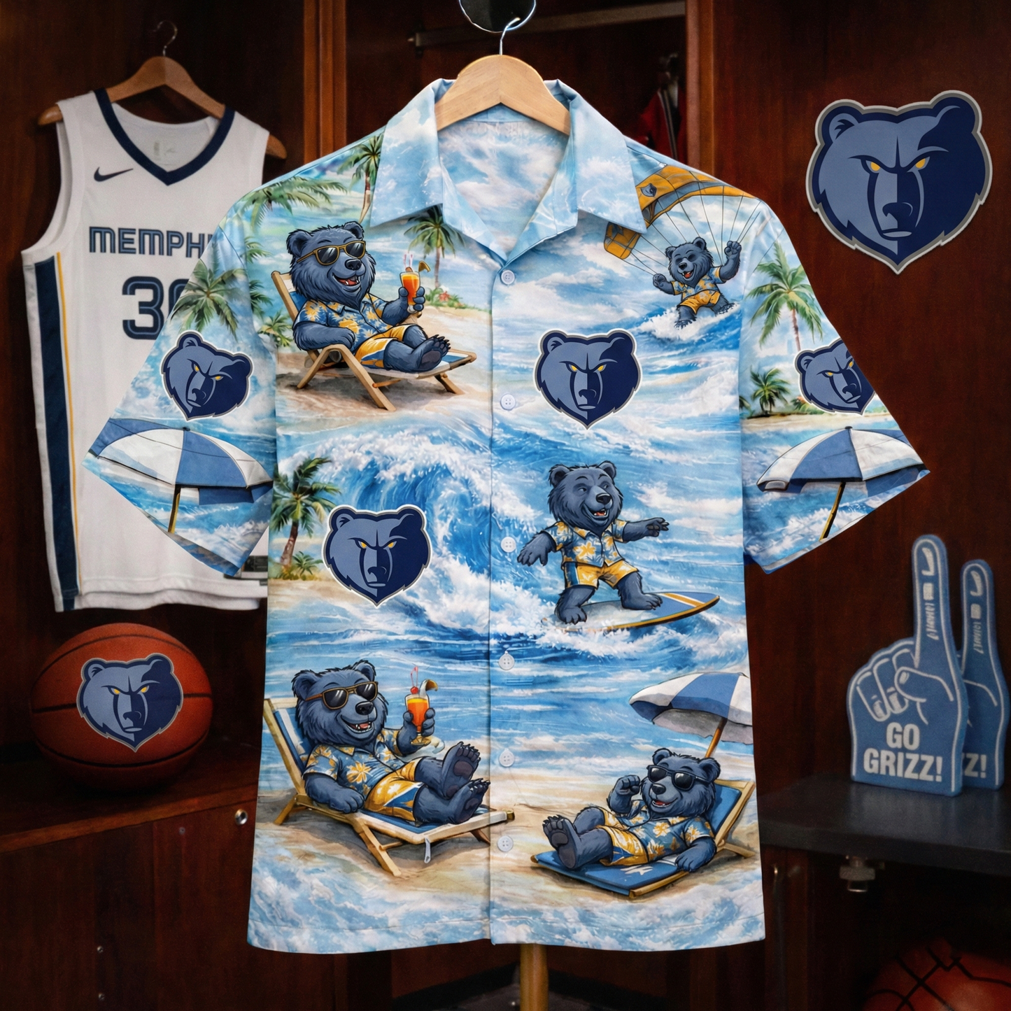 All Basketball Teams Mascot Beach Viber Unisex Hawaiian Shirt For Men & Women