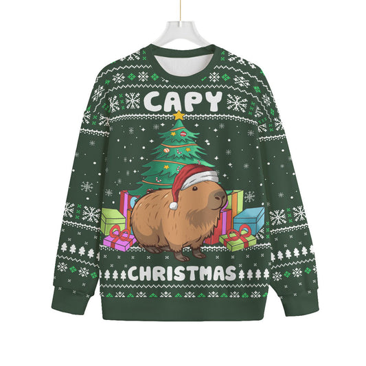Men's Capybara Plus Size Ugly Christmas Sweater