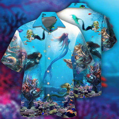 Mermaid Ocean Life - Hawaiian Shirt 