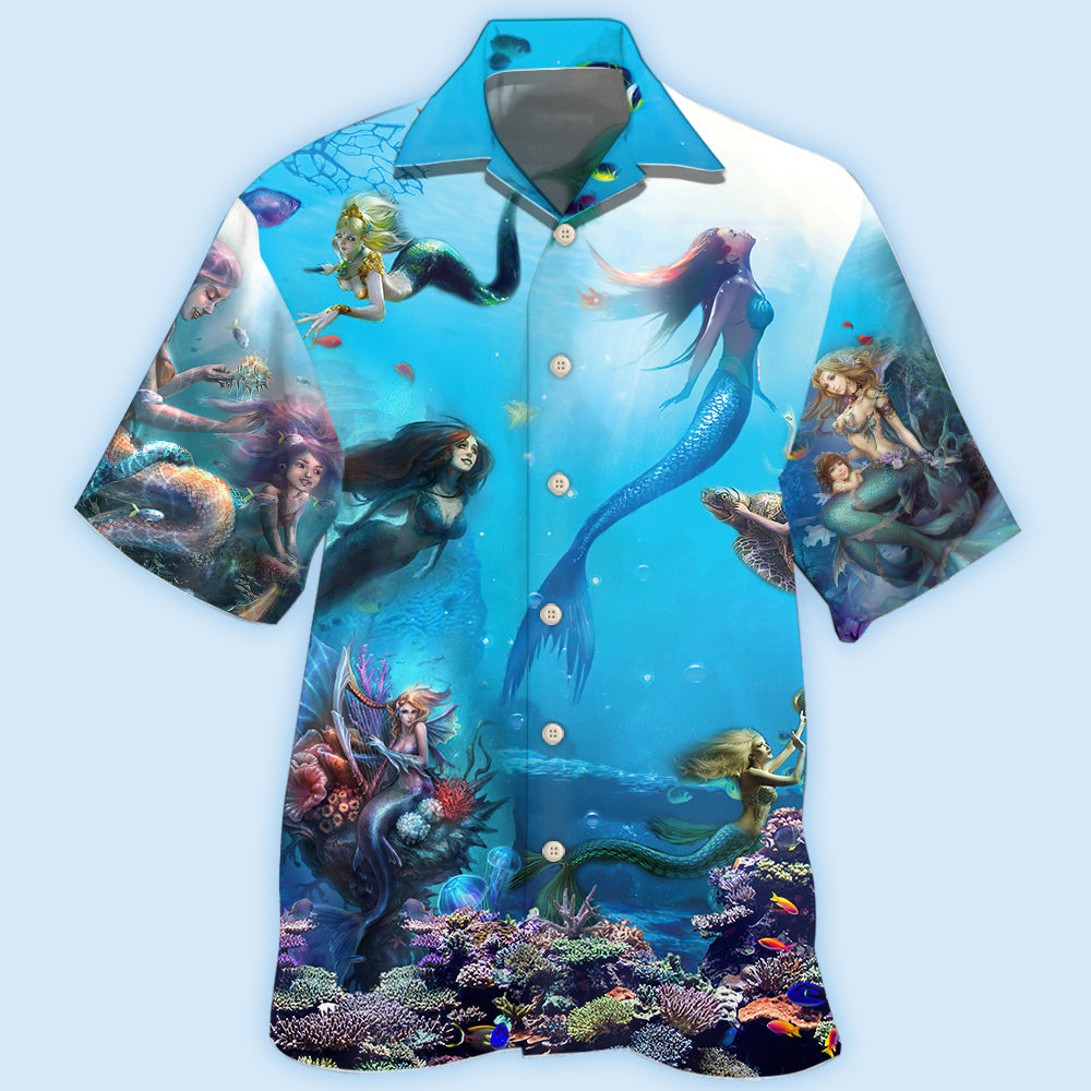 Mermaid Ocean Life - Hawaiian Shirt 