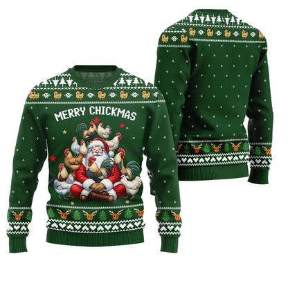 Merry Chickmas Ugly Sweater