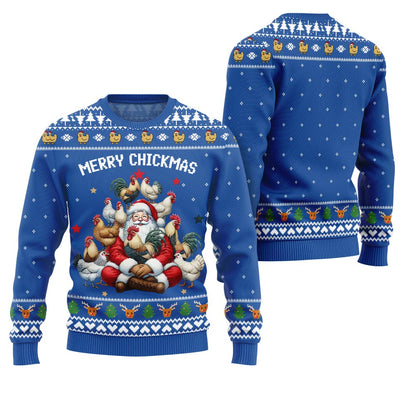 Merry Chickmas Ugly Sweater