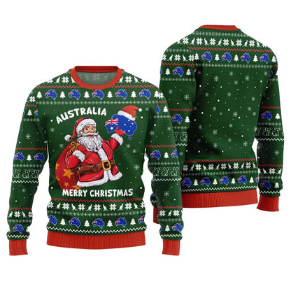 Merry Christmas Australia Santa Ugly Sweater