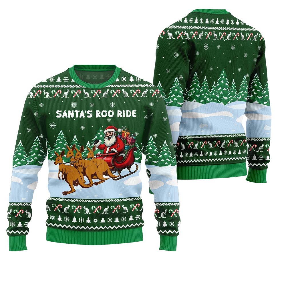 Merry Christmas Australia Santa Ugly Xmas Sweater