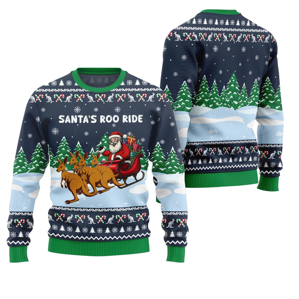 Merry Christmas Australia Santa Ugly Xmas Sweater