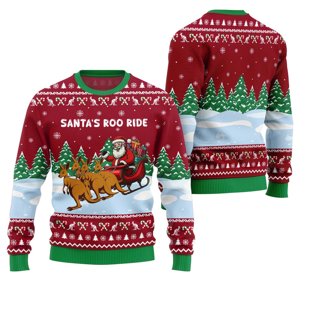 Merry Christmas Australia Santa Ugly Xmas Sweater