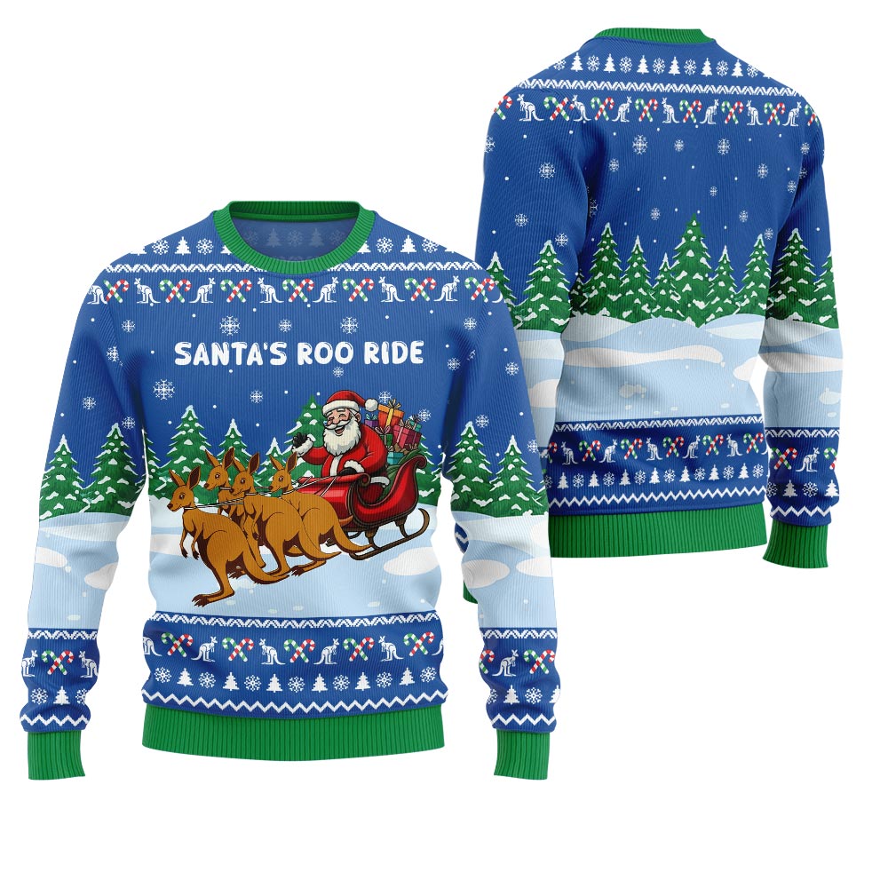 Merry Christmas Australia Santa Ugly Xmas Sweater