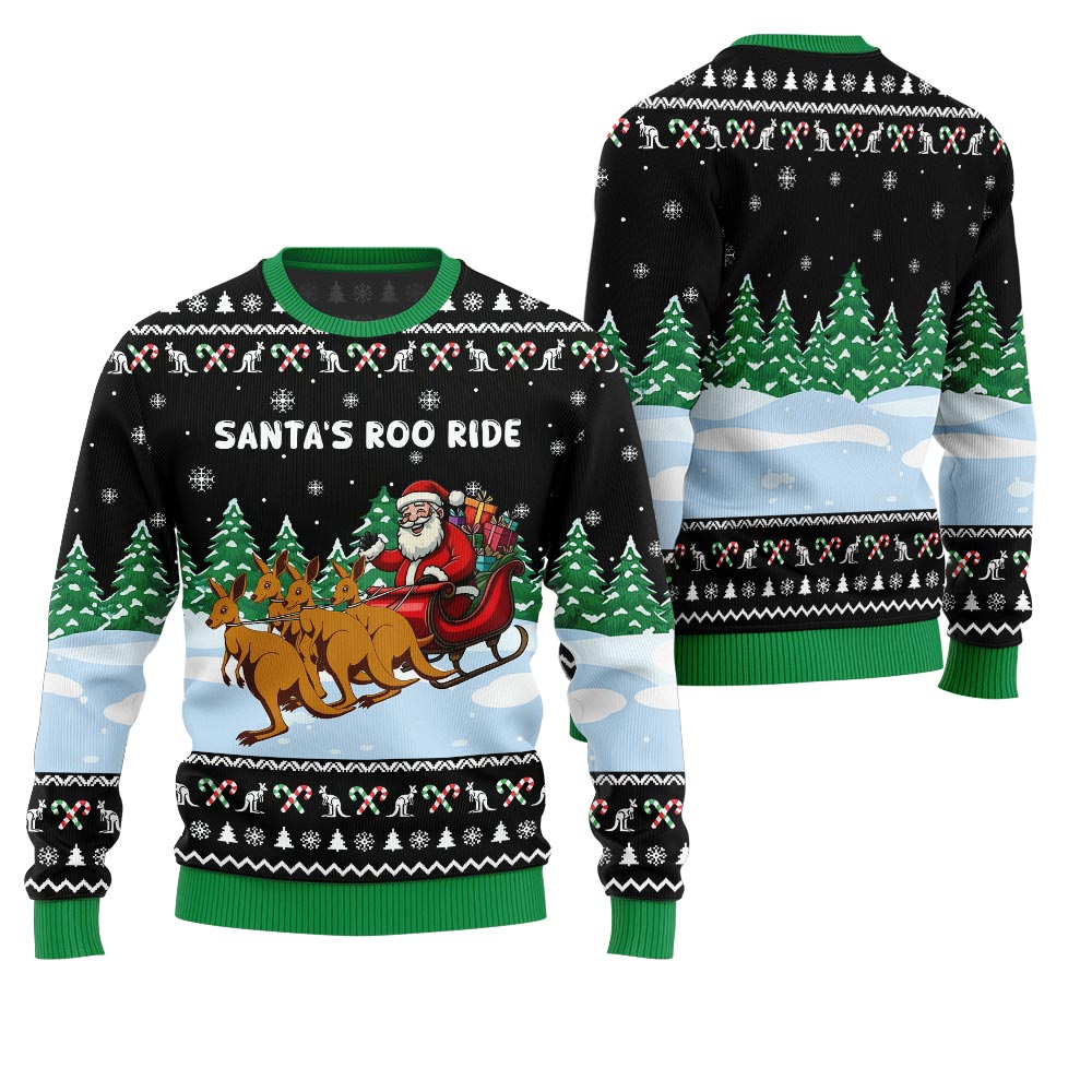 Merry Christmas Australia Santa Ugly Xmas Sweater