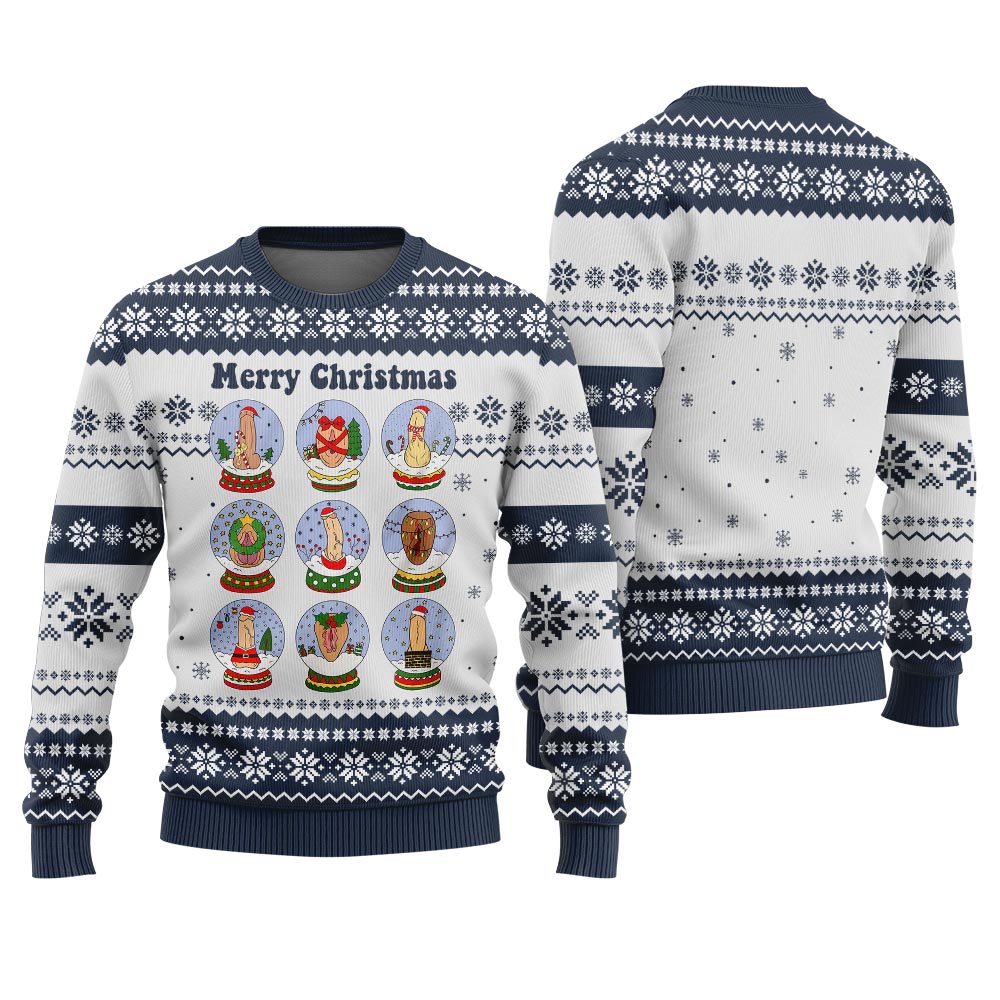 Merry Christmas Funny Santa Funny Christmas Sweaters For Adults