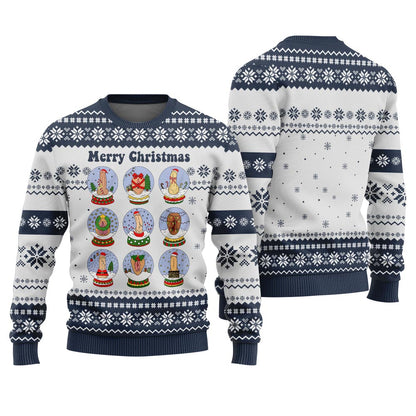 Merry Christmas Funny Santa Funny Christmas Sweaters For Adults