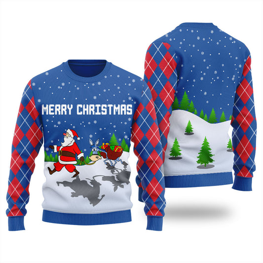 Merry Christmas Funny Santa Ugly Christmas For Men