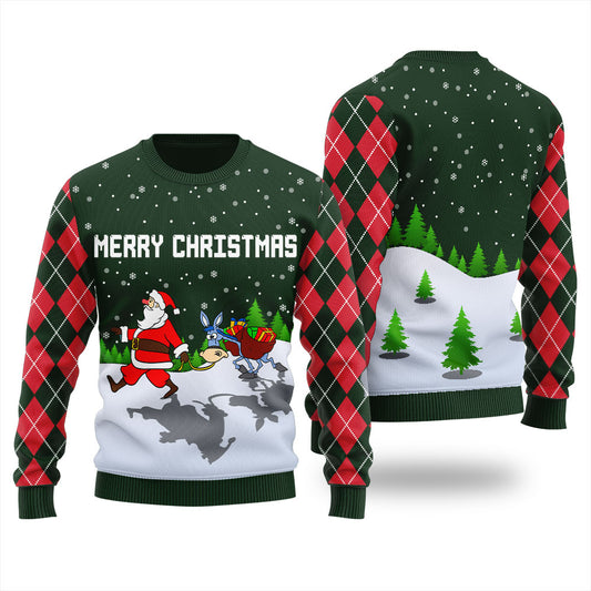 Merry Christmas Funny Santa Ugly Christmas For Men
