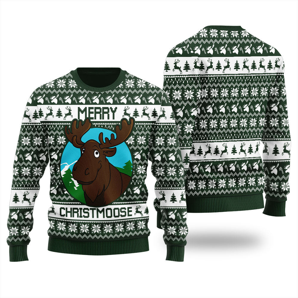 Cute Moose Men's Ugly Christmas Sweater