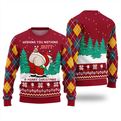 Custom Face Merry Christmas Naughty Santa Ugly Christmas Sweater