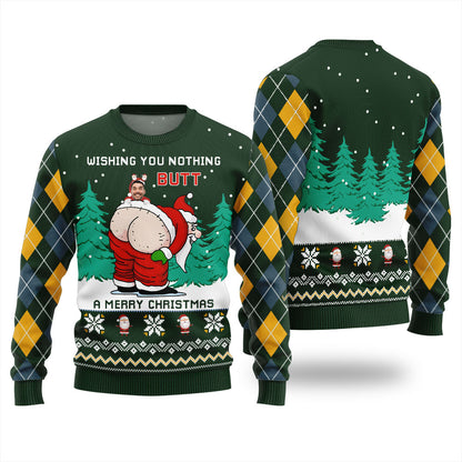 Custom Face Merry Christmas Naughty Santa Ugly Christmas Sweater