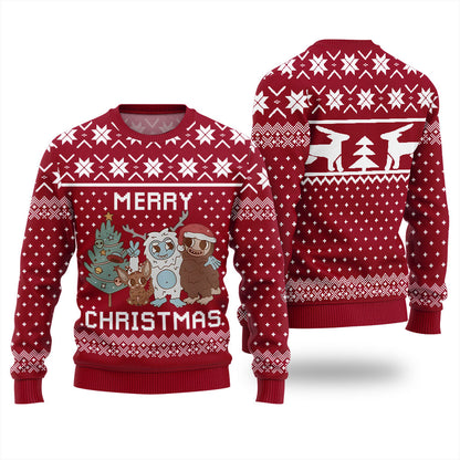 Merry Christmas Night Creatures Ugly Sweater