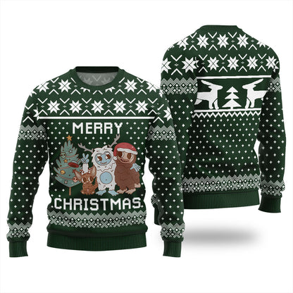Merry Christmas Night Creatures Ugly Sweater