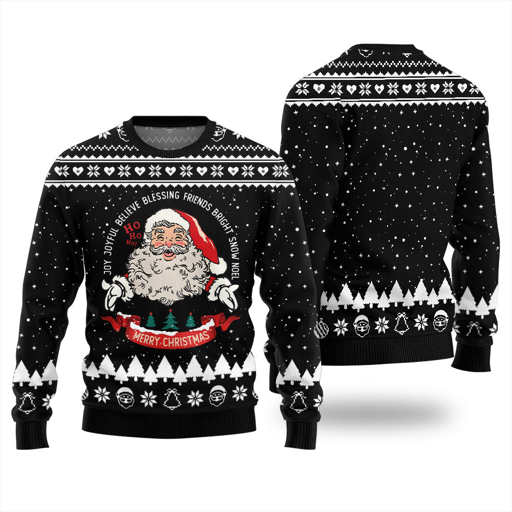 Merry Christmas Santa Ugly Xmas Sweater