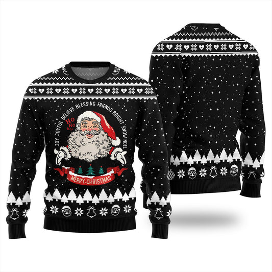 Merry Christmas Santa Ugly Xmas Sweater