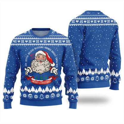 Merry Christmas Santa Ugly Xmas Sweater