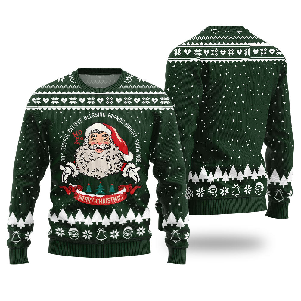Merry Christmas Santa Ugly Xmas Sweater