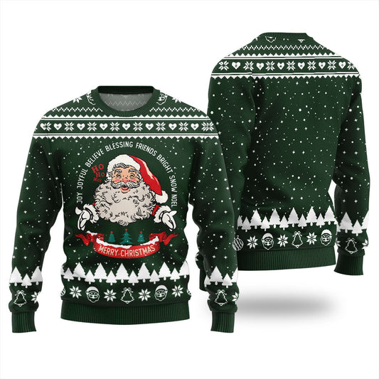 Merry Christmas Santa Ugly Xmas Sweater