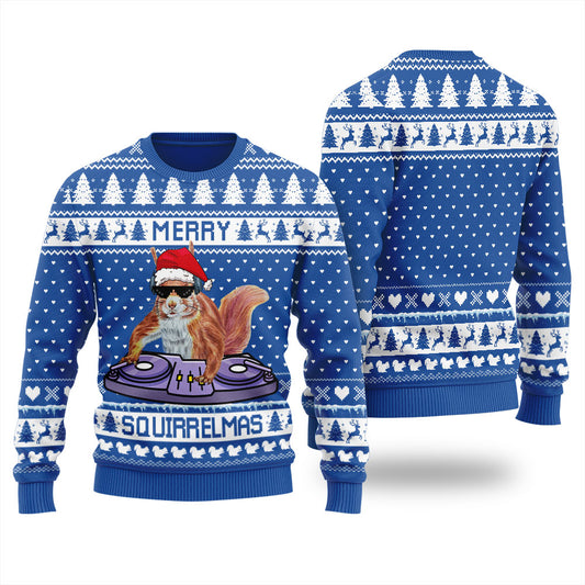 Merry Christmas Squirrel Lover Women's Ugly Sweater