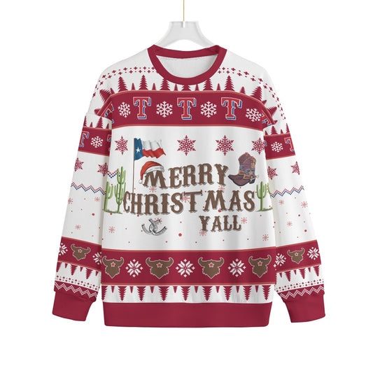Merry Christmas Texas Women's Plus Size Ugly Christmas Sweater