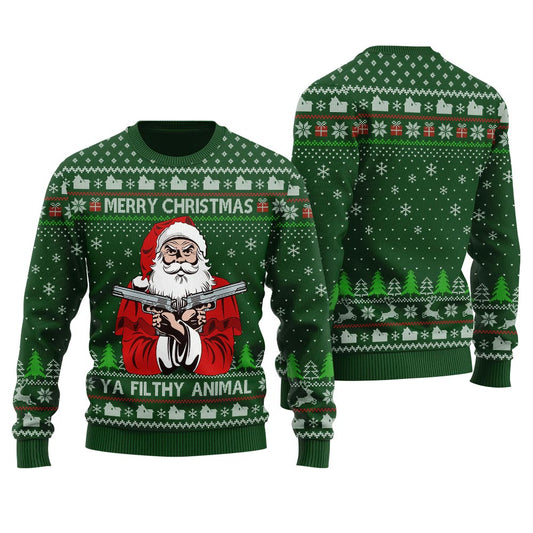 Merry Christmas Ya Filthy Animal Ugly Christmas Sweater