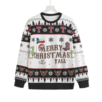Merry Christmas Texas Women's Plus Size Ugly Christmas Sweater