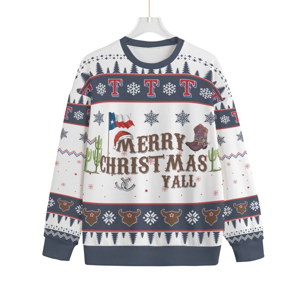 Merry Christmas Texas Women's Plus Size Ugly Christmas Sweater