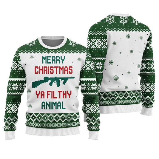 Merry Christmas You Filthy Animal Ugly Sweater