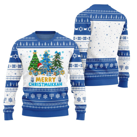 Merry Christmukkah Ugly Christmas Sweater